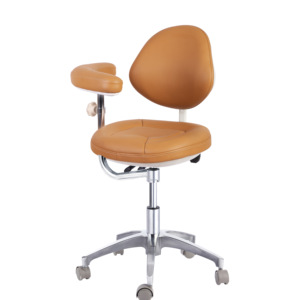 Tabouret dentaire, mobilier de clinique, tabouret ergonomique pour fauteuil dentaire avec dossier, tabouret médical pour assistant dentaire - Product Image 2