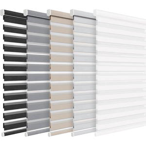 ستائر حمار وحشي لاسلكية بحجم مخصص وحشي ظلال دوارة تعتيم لنوافذ غرف النوم ستائر كهربائية ذكية تحكم بالواي فاي للفنادق - Product Image 1