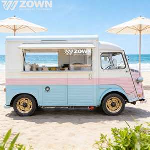Sturdy Electric 4 Wheel Food Truck Mobile Kitchen Concession <b>Trailer</b> Complete Equipment for Fast Food and Beverage Vending - Product Image 1