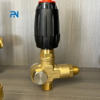 Nouvelle vanne de régulation de pression en laiton noir 4350 PSI 10,6 GPM VW30A pour nettoyeur haute pression, usage domestique et vente au détail, compatible AR PUMP INTER PUMP