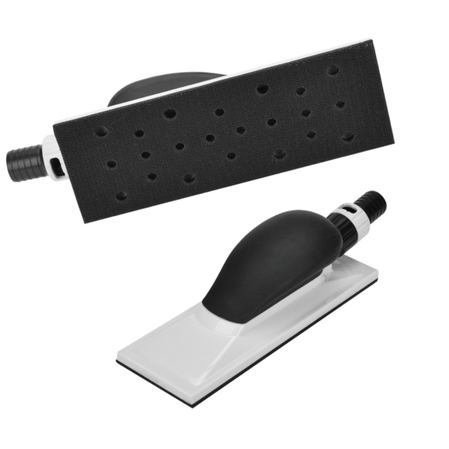 Деревообрабатывающие шлифовальные 20 см x 7 см, защита от пыли шлифовальный блок ручной пылеудаления Полировочный блок