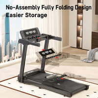 Tapis roulant électrique pour la maison, machine de course motorisée avec absorption des chocs pour la salle de sport, équipement de fitness, entraînement en intérieur et utilisation à domicile