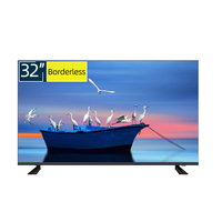 TV LED Tanpa Bingkai 32 Inci BARU, TV SKD, Rangka Tipis, Dukungan OEM ODM