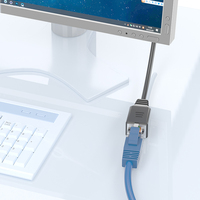 Kabel Ethernet Cat6 Berkinerja Tinggi dengan Bandwidth 550MHz, Konduktor Tembaga Murni 23AWG, Dilindungi PVC 8-Core untuk Jaringan yang Andal