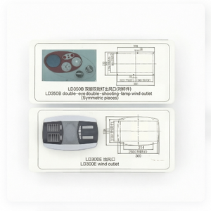 Ventilador de Aire Acondicionado de Lujo para Autobús con Lámpara de Lectura LED y Altavoz - Compatible con Accesorios Interiores de Autobuses Yutong, King Long, Higer - Product Image 1