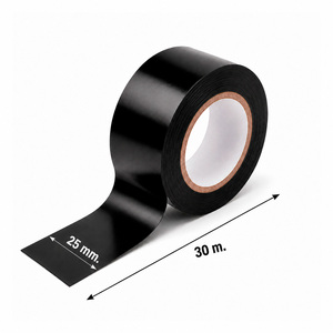 Nastro isolante 30 m x 25 mm. Nero. Uso Domestico - Product Image 2