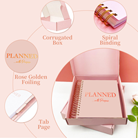 Carnet de Prières Personnalisé Professionnel OEM avec Fermeture Élastique, Estampage à Chaud, Emballage Cadeau Esthétique pour Femmes, Achat en Gros