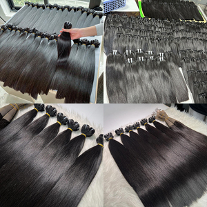 Paquete de Cabello Humano Liso Extremo Vietnamita Crudo Sin Procesar Extensión de Cabello Virgen con Cutícula Alineada de Proveedor Indio Camboyano - Product Image 5