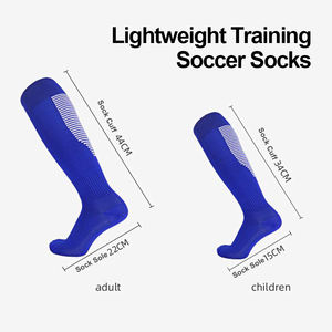 Chaussettes de football <span class=keywords><strong>pas</strong></span> chères fournies par le fabricant, chaussettes de sport hautes jusqu'au genou, chaussettes de football absorbant la transpiration, antidérapantes - Product Image 3