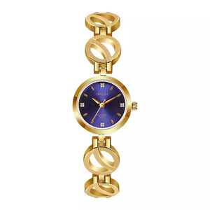 Envío Directo, Reloj de Cuarzo Original Nuevo para Mujer HALEI, Resistente al Agua 3BAR, Marcadores de Hora con Diamantes, Movimiento Japonés - Product Image 3