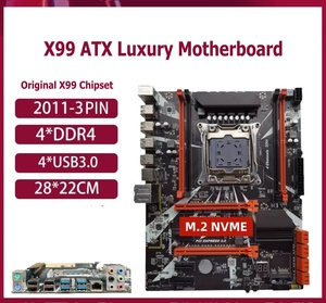 ชุดเมนบอร์ด Intel X99 X79 Micro-ATX รุ่นใหม่ LGA2011-3 รองรับ Xeon E3 V2/V3/V4 DDR3/DDR4 4-Channel M.2 NVMe USB3.0 สำหรับเดสก์ท็อป 128GB - Product Image 2