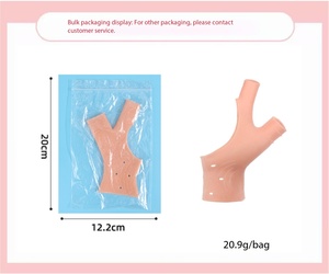 Gants respirants pour l'arthrite du pouce, attelle de soutien du poignet, gants sans doigts avec coussinets en gel pour blessures à la main, pour les douleurs articulaires et les entorses - Product Image 3