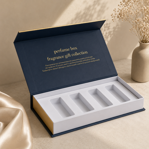 Caja de Embalaje de Perfume Personalizada, Juego de Regalo de Lujo con Inserto Reemplazable, Impresión con Tinta de Soja, Venta al por Mayor OEM - Product Image 3