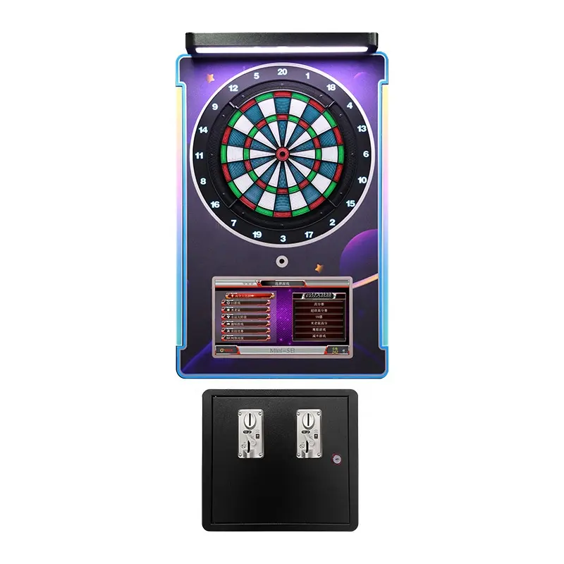 Muntautomaat Dartborden Wereld Volwassen Lcd Online MINI-S8 Staande Elektronische Dartspelmachine Voor Club