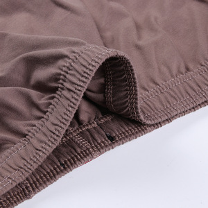 Celana Dalam Warna Solid Bersirkulasi Busana Sederhana Katun Pakaian Dalam Olahraga Pria - Product Image 5