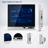 PC Panel Terintegrasi Tanpa Kipas Layar Sentuh Industri Core I3 I5 I7 Ukuran 10.4/12.1/13.3/15/15.6/17/18.5/19/21.5 Inci