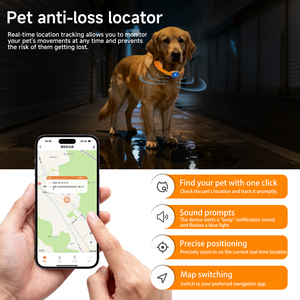 Localizador <span class=keywords><strong>GPS</strong></span> <span class=keywords><strong>para</strong></span> Mascotas, Collar de Rastreo con Monitoreo de Salud <span class=keywords><strong>para</strong></span> Perros y <span class=keywords><strong>Gatos</strong></span>, Valla Electrónica Antipérdida con Grabación de Voz - Product Image 3