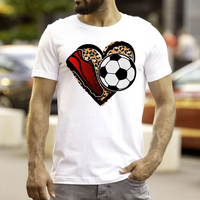 Transfert DTF en gros pour ballons de football, impression aquarelle, vinyle de transfert DTF personnalisé, transfert Plastisol, décalcomanie thermocollante pour t-shirts
