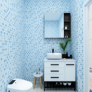 Papier peint imperméable <span class=keywords><strong>pour</strong></span> salle de bain, carreaux amovibles, autocollants muraux, mosaïque 3d, papier peint <span class=keywords><strong>pour</strong></span> salle de <span class=keywords><strong>douche</strong></span> - Product Image 3