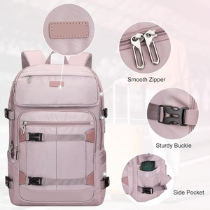 Sac à dos de voyage en nylon RAYLON, vente en gros directe d'usine, personnalisé OEM ODM, pour femmes et hommes, compatible ordinateur <span class=keywords><strong>portable</strong></span> 15,6 pouces, étanche, 20-39L, pour le transport aérien - Product Image 4