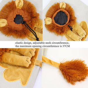 Borse Trasporto Gatti a Forma di <span class=keywords><strong>Leone</strong></span>, Borse a Tracolla Regolabili con Cerniera per Animali Domestici, Marsupi per Cuccioli, Borsa Tote in Tela, Prodotti per Gatti - Product Image 6