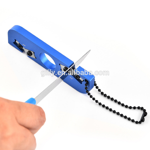 Cocina y uso al aire libre aleación de aluminio carburo <span class=keywords><strong>Mini</strong></span> afilador de cuchillos al aire libre caza portátil camping cuchillos afilador <span class=keywords><strong>amoladora</strong></span> - Product Image 6