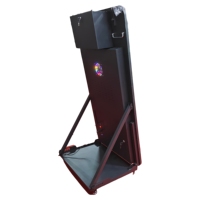 XINRUIJIA XRJ Penjualan Terlaris Mesin Foto Instan DSLR Vintage untuk Pernikahan Layar Sentuh Magic Mirror Photo Booth Flight Case Logam Tahan Lama