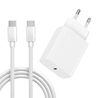 Adaptador de Corriente USB-C USB-A de 30W al por Mayor, Adecuado para Carga Rápida Tipo-C, Cargador de Pared GaN para iPhone 15 16 17