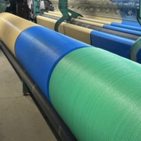 Des bandes de tissu élargies pour le bordage et des filets d'ombrage perforés adaptés à la culture en serre.