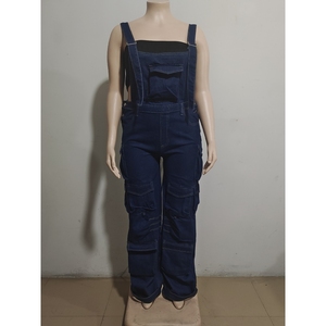 Pantalones Vaqueros Holgados con Múltiples Bolsillos, Mono de Moda para Mujer - Product Image 6