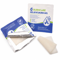Pansement en gel pour brûlures de qualité industrielle Maist Burncare 7,5x4cm à usage unique, entièrement imperméable, soin des coups de soleil en extérieur, premiers secours