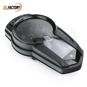 Cubierta de Carcasa para Tacómetro de Motocicleta, Compatible con <span class=keywords><strong>Kawasaki</strong></span> <span class=keywords><strong>ZX6R</strong></span> ZX-6R 2009-2018, Plástico ABS Resistente, Color Negro, Accesorios para Velocímetro - Product Image 4