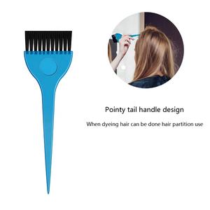 Gloway-brosse à coloration pour cheveux rose, bleu, noir, accessoire professionnel pour Salon de coiffure, pinceau avec queue ardillon - Product Image 4