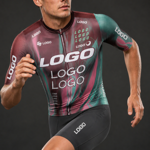 Custom Wholesale Men Cycling Jersey <strong>T</strong>-<strong>shirt</strong> Men's Mesh Polyester Quick Dry Full Zipper <strong>Shirt</strong> Men's Sublimation Sports <strong>Shirt</strong> - Product Image 1