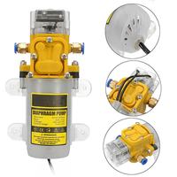 Pompe à eau auto-amorçante à diaphragme haute pression efficace 30W 12V/24V 4 bars personnalisable OEM
