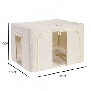 Modern Fabric <b>Stools</b> With Storage Ottoman for <b>Bedroom</b> - Product Image 1