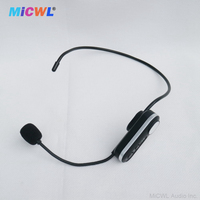 Système de microphone serre-tête sans fil mini haute qualité 3,5 mm 6,35 mm pour l'enseignement, téléphone portable, mixeur MiCWL