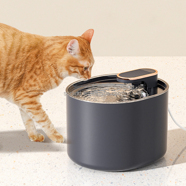 2026 Large Capacity Smart Pet Water Dispenser Accessories Automatic Circulate Filtering Cat and Dog 3L Water Fountain