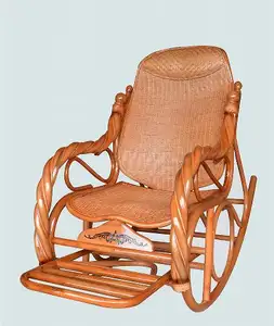 Factory wholesale quality package rattan rattan wicker rocking chair