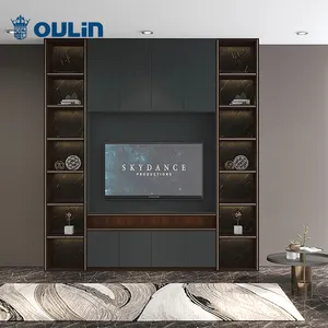 Moderno Mobili Soggiorno e Tv Stand e Parete Del Cubo Libreria di Particelle di Oulin E1 / E0 Standard