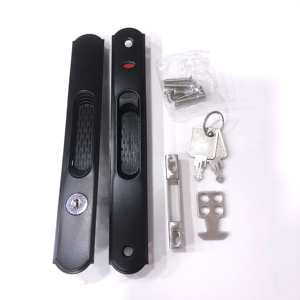 Cửa sổ nhôm cửa sổ đôi bên khóa cửa sổ phụ kiện an ninh trượt mở khóa chốt đôi với chìa khóa - Product Image 4