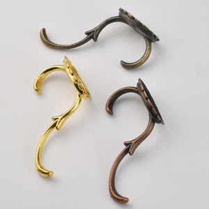 Retro Style Zinc Alloy Wall Hooks Single Hook Antique Bronze <b>Gold</b> Red Bronze Round Shape For <b>Clothes</b> Entryway Door Back Wall - Product Image 3