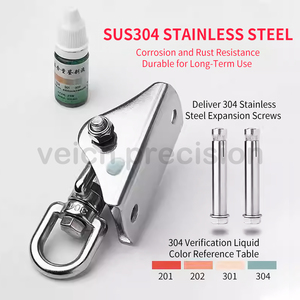 Heavy Duty 360 Swivel <strong>Ceiling</strong> <strong>Hooks</strong> Spring-Assisted Hanging <strong>Hardware</strong> for Porch Swing Punching Bag Hammock Chair Heavy Industry - Product Image 5