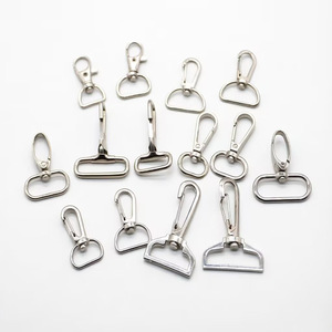 Zinc Alloy <b>Snap</b> <b>Hook</b> Bag Hardware With Iron Wire <b>Hook</b> For Keychain Pendant And Pet Use - Product Image 1