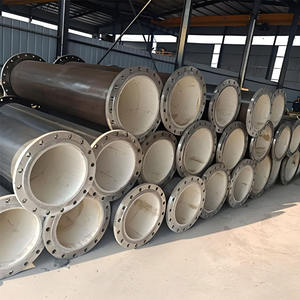 Minería Transporte de lodos Baja presión Alta abrasión Resistente Piedra fundida Basalto Forrado Tubo de acero Codo Brida Conectividad - Product Image 1