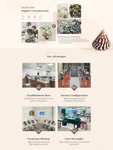 Bottoni in Conchiglia Troca Naturale con Gambo in Metallo, Personalizzabili, Vendita all'Ingrosso - Product Image 6