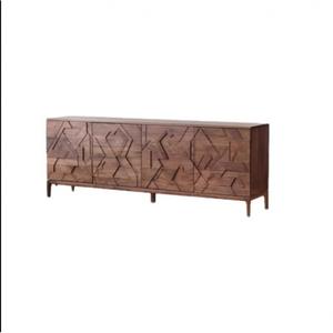 Buffet en bois massif en noyer armoire <span class=keywords><strong>de</strong></span> <span class=keywords><strong>rangement</strong></span> style antique luxe simple salon sous-sol armoire chambre à coucher commode - Product Image 3