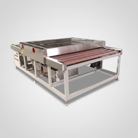 Machine de nettoyage et de séchage automatique horizontale pour verre, vente chaude en usine, construction en acier durable et sécuritaire, garantie 1 an
