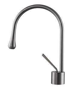 New Design Water Drop Shape Wash Basin Faucet Ceramic Valve Core Hot Cold Water Brass Bathroom Sink Tap - Product Image 6