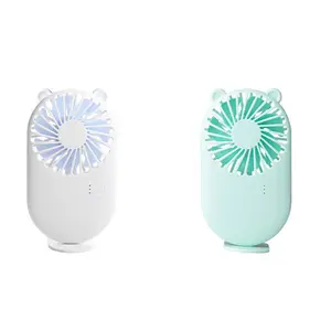 5V USB Micro Charging Port Hand Held Table Handy Night Light fan outdoor mini fan Portable Phone Holder